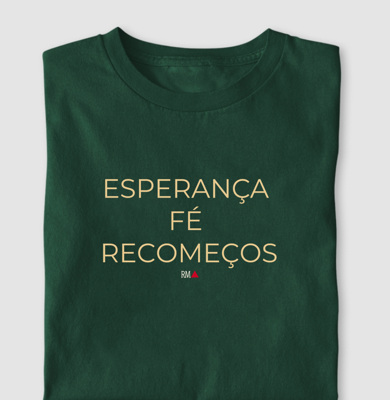 Esperança, fé, recomeços