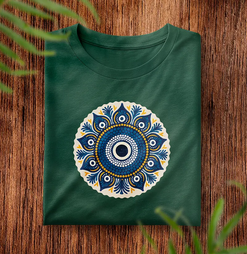 Mandala de Proteção - Olho Grego