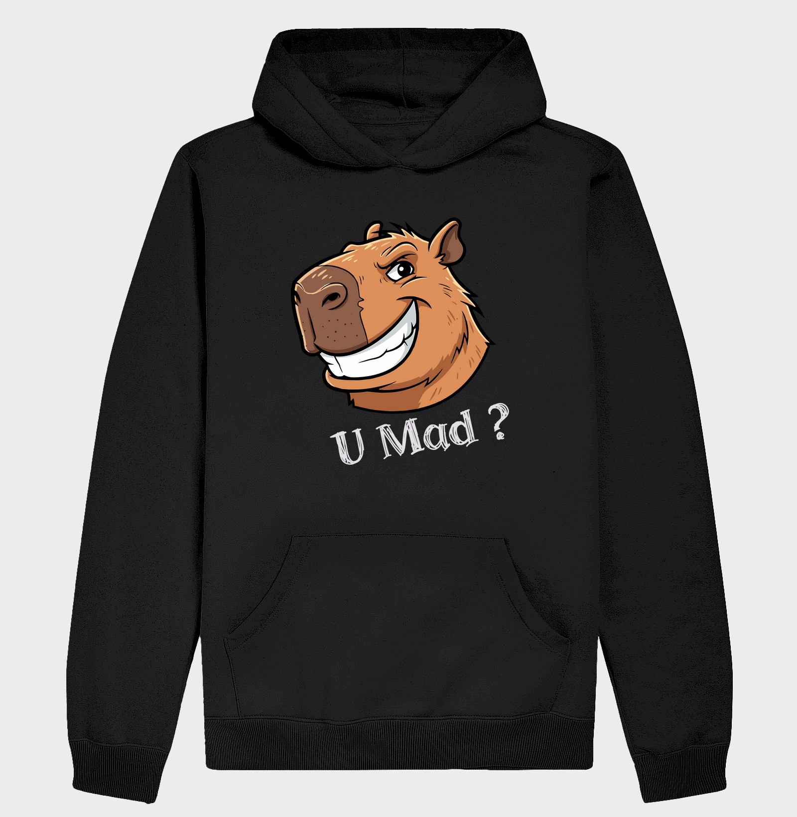 Meme U Mad - Capivara | Moletom com capuz