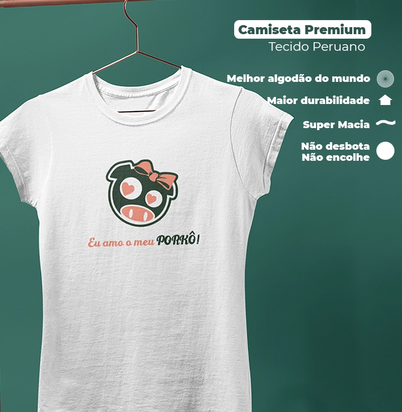 Eu amo meu Porkô (Desc. abaixo no PIX)