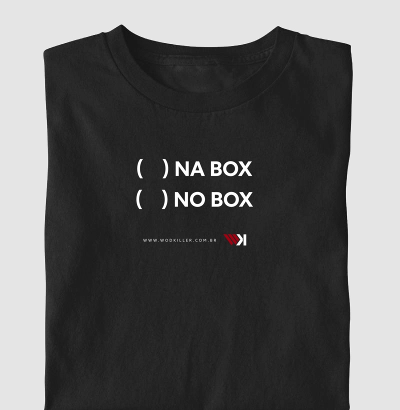 Camiseta Infantil Na Box No Box