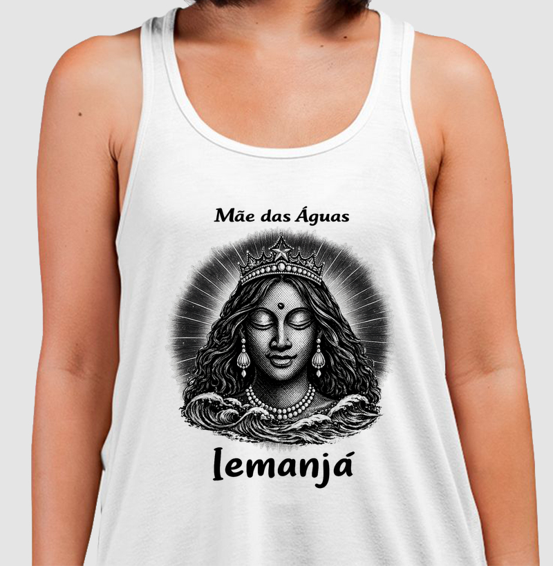 SKU 028 - Iemanjá Mãe das Águas (regata)