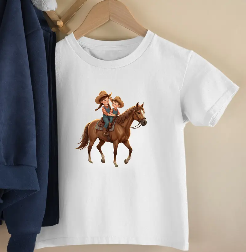 Irmãos no cavalo - Kids