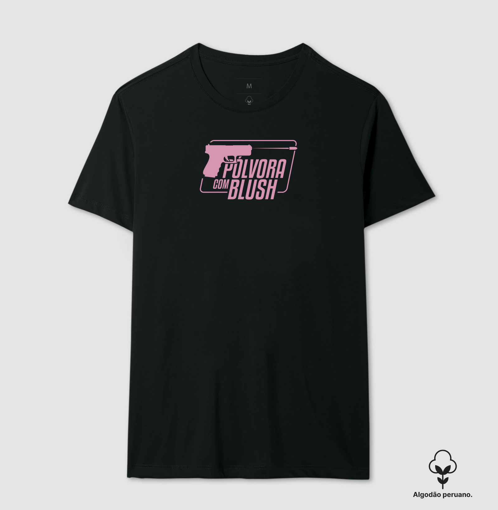 Logo Pólvora com Blush Rosa