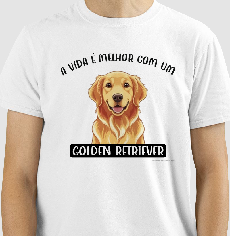 A Vida É Melhor - Golden Retriever