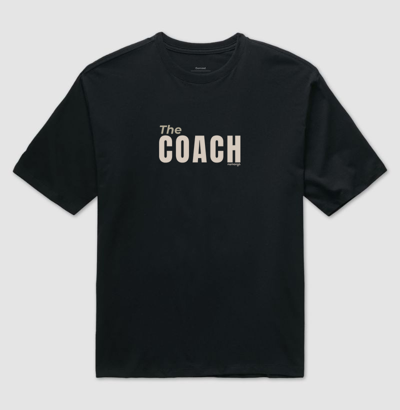 Camiseta Oversized The Coach – Na Manga
