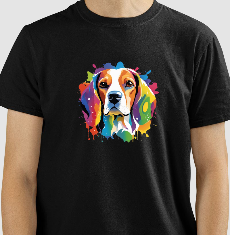 Beagle colorido