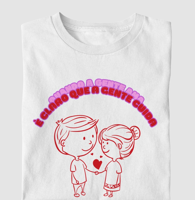Camiseta dia dos namorados 