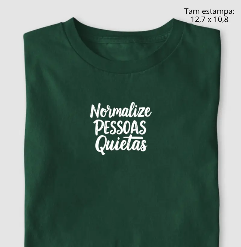 Normalize pessoas quietas