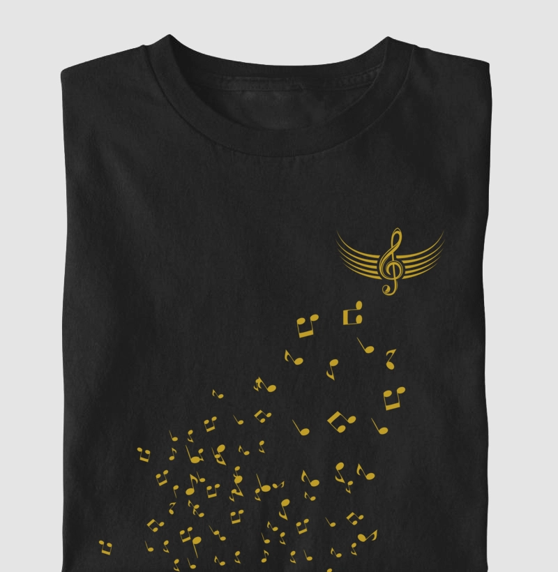 Camiseta Notas