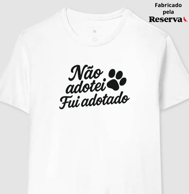 Não adotei, fui adotado