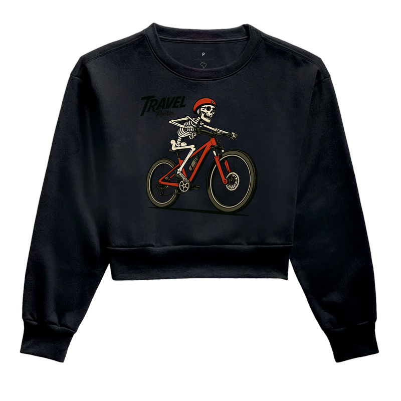 Camiseta Estampa Caveira do Pedal