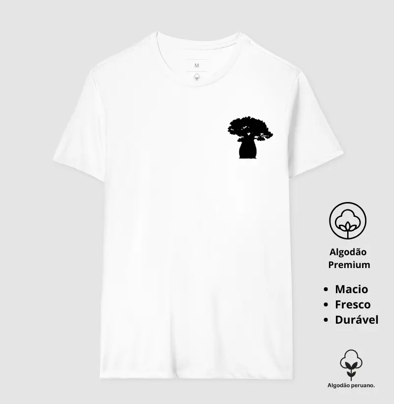Camiseta Animalis Baobá 100% Algodão Peruano