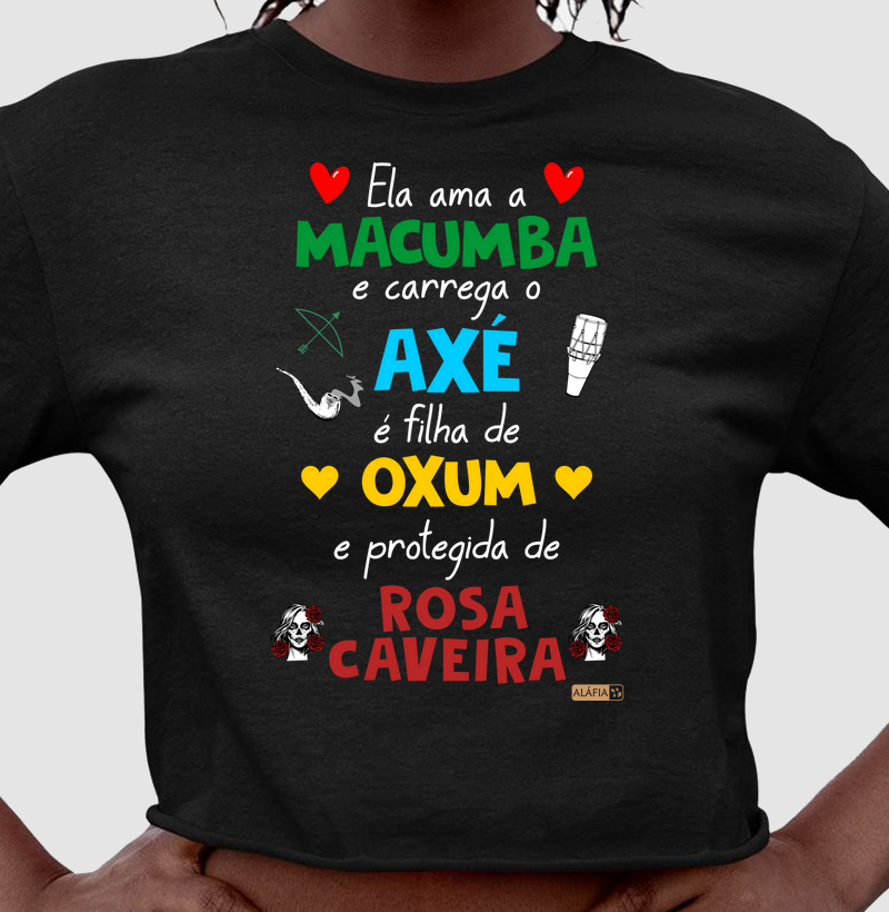 Ela ama macumba - Oxum e Rosa Caveira