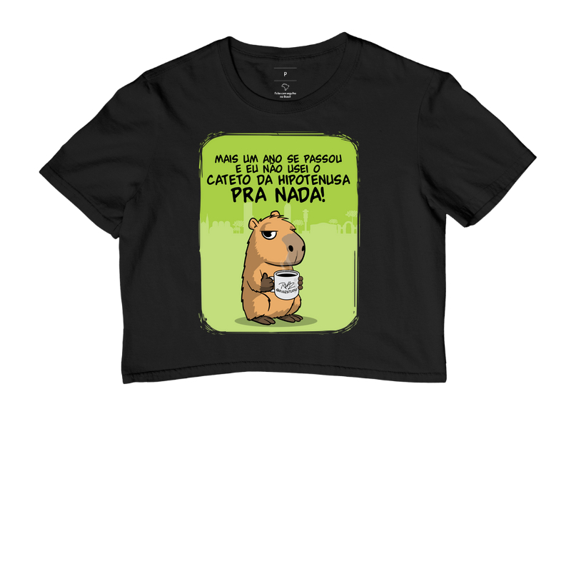 Camiseta Capivara Cateto da Hipotenusa