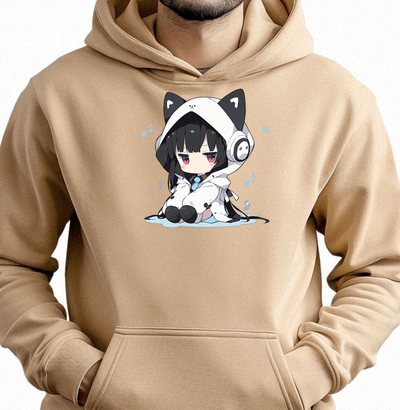 Moletom Slim com Bolso “Garota Fofa Gamer"