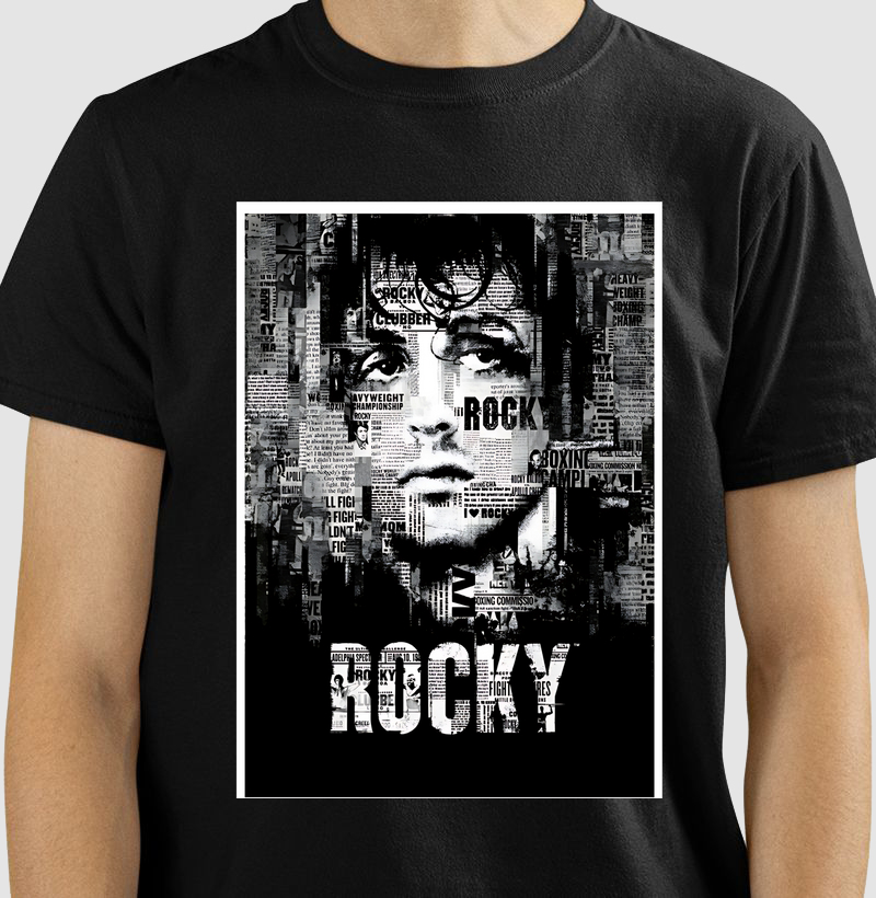 Camiseta Rocky Jornal