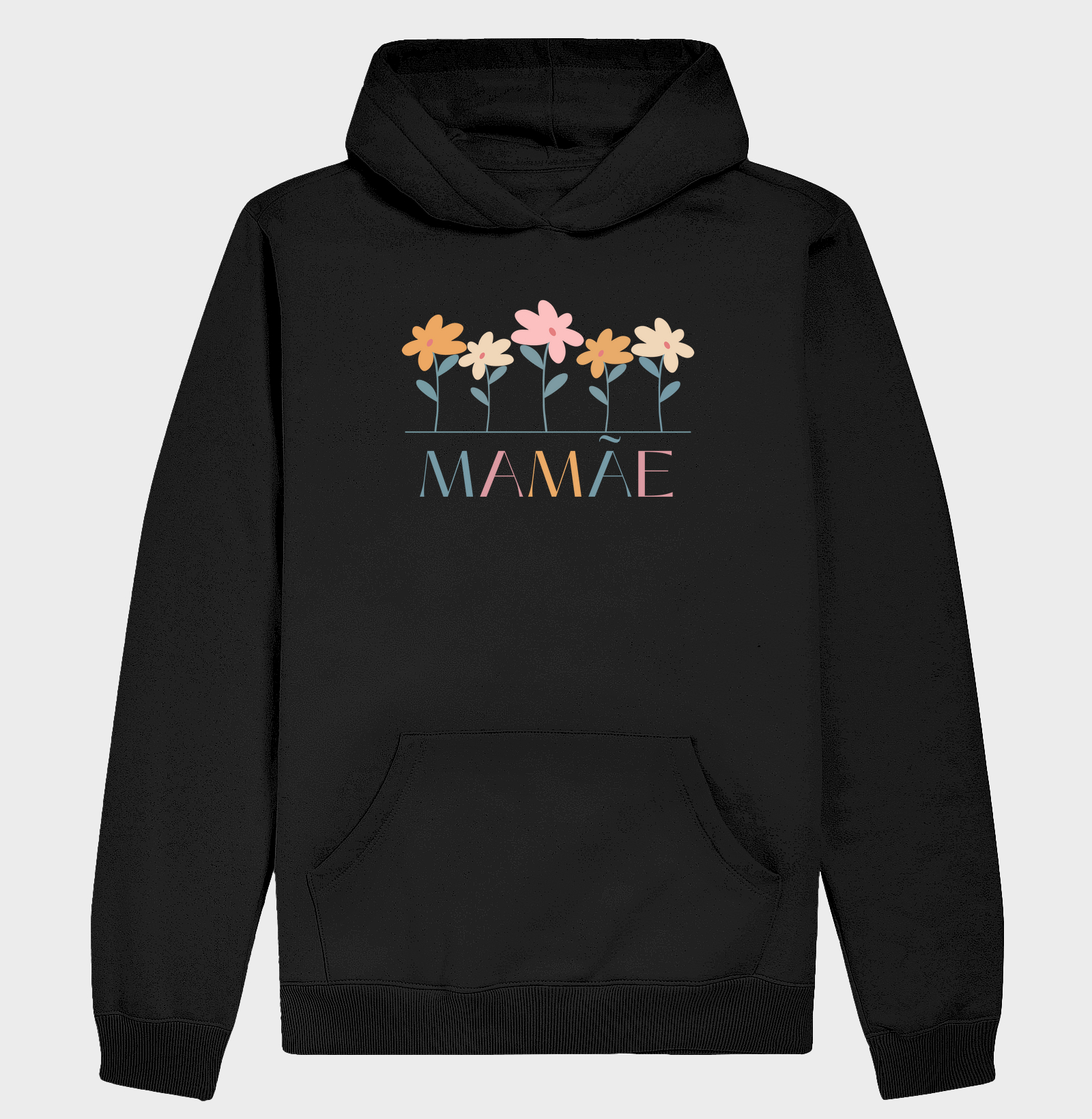 Camiseta floral "mamãe"