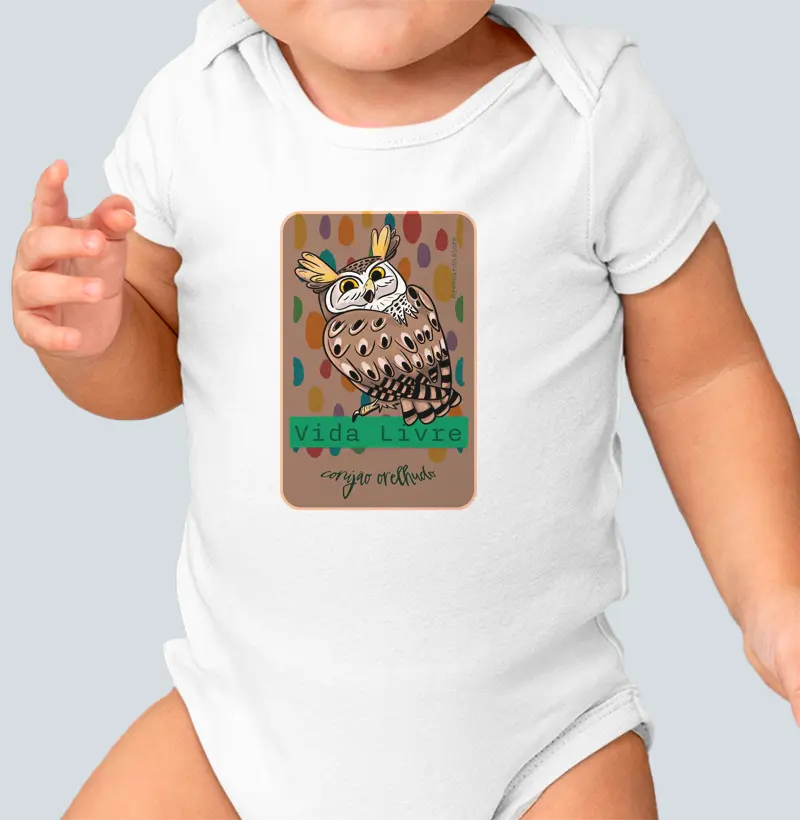 Corujinhas - Corujão Orelhudo Baby Body
