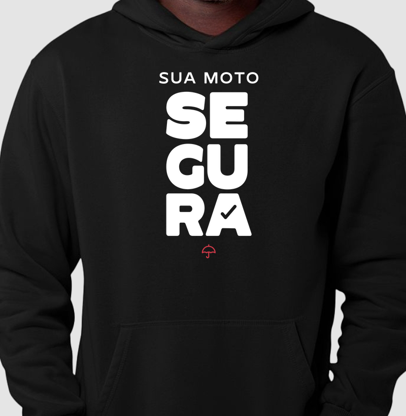 Sua Moto Segura (Moleom Hoodie Slim)
