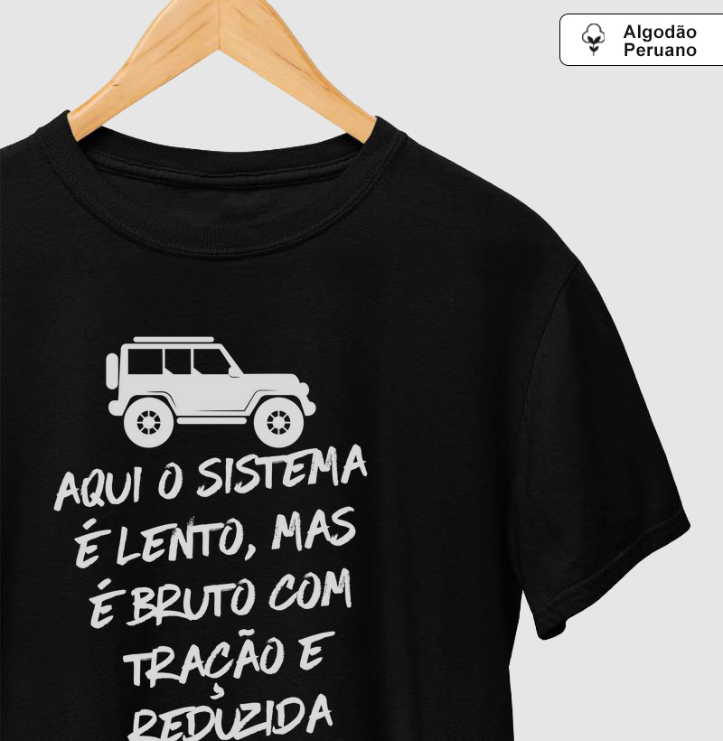 Aqui o sistema é lento...