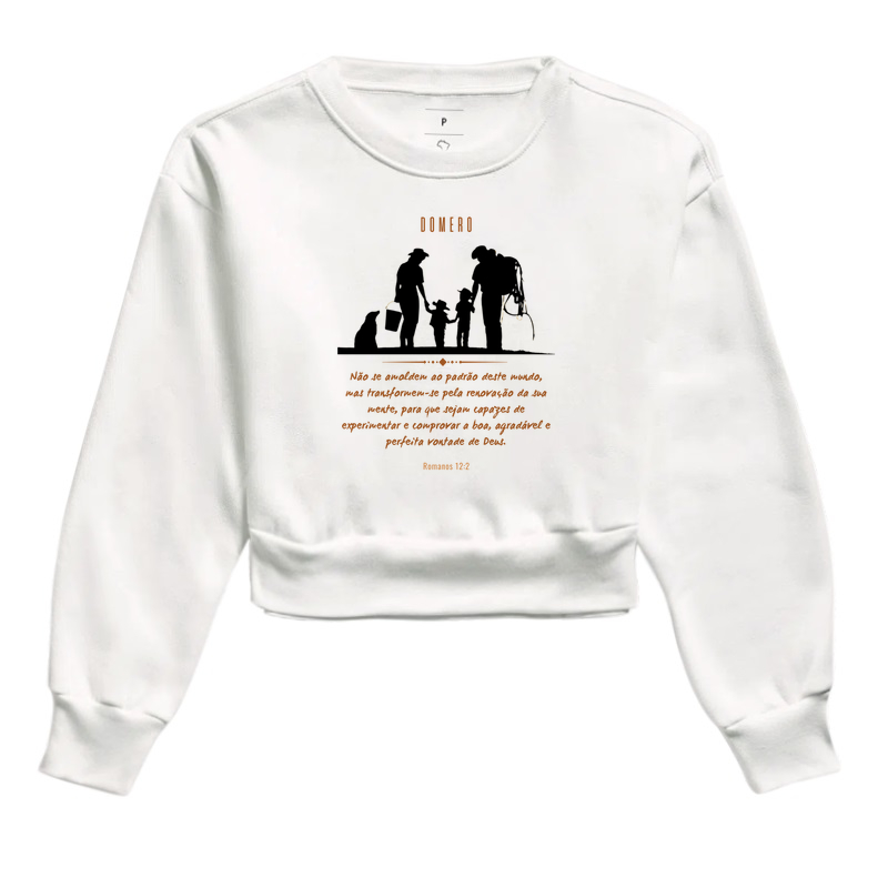 cropped moletom romanos 12.2