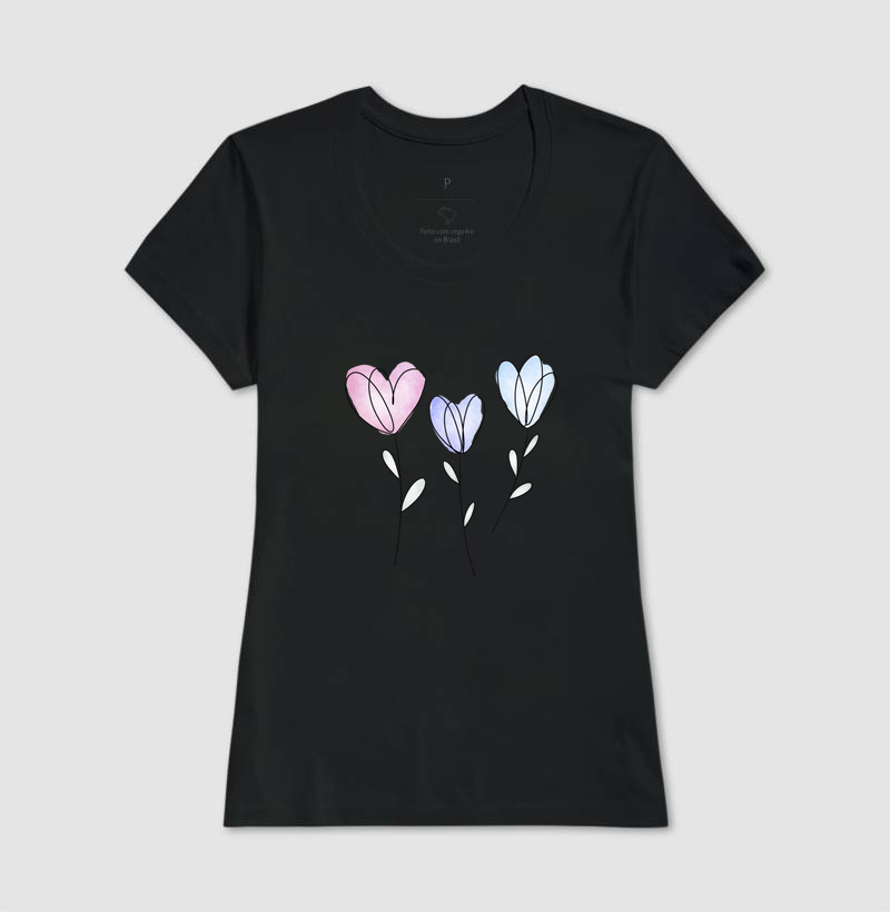 Camiseta Flores