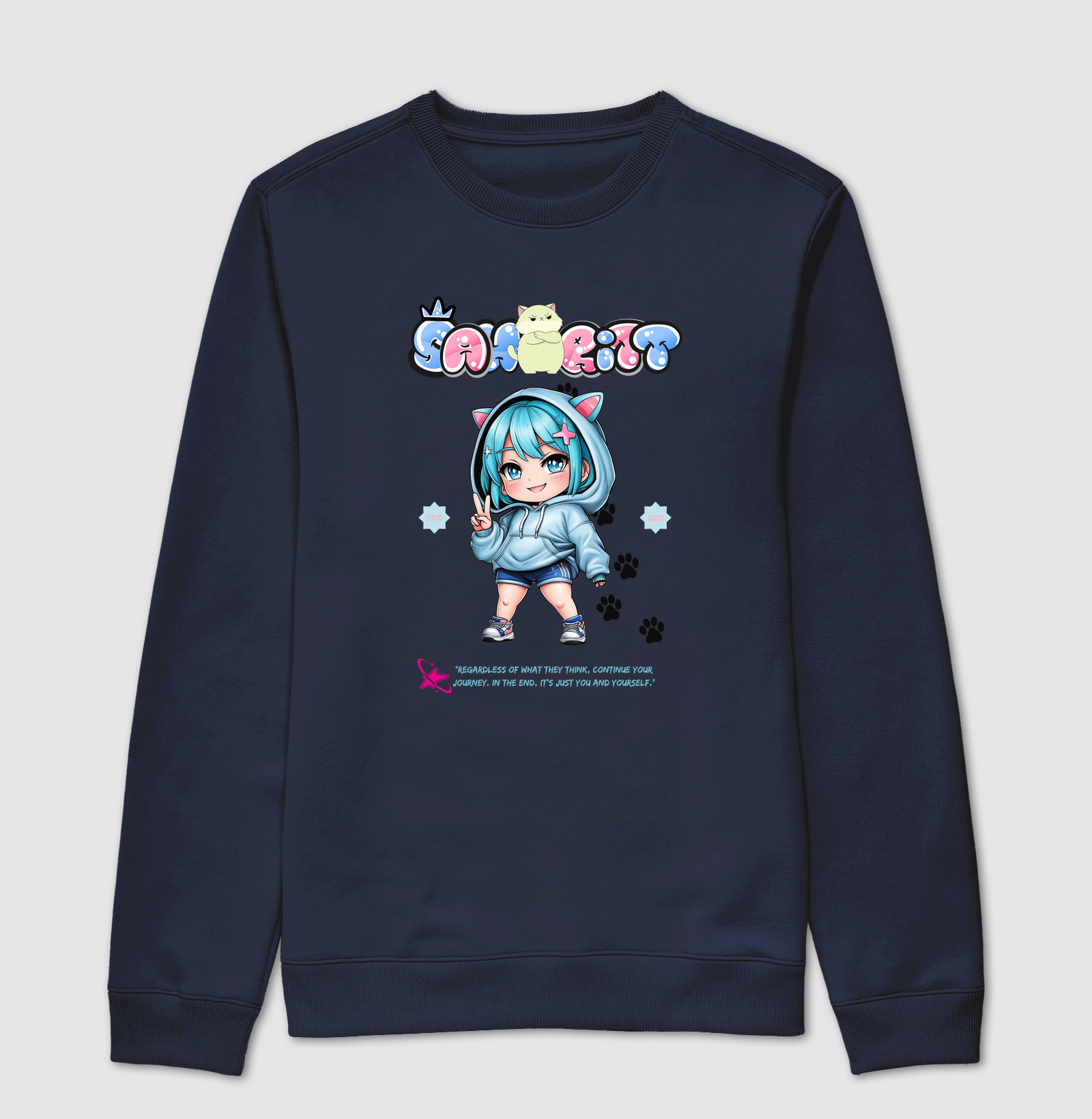 Suéter Moletom S★R Cat