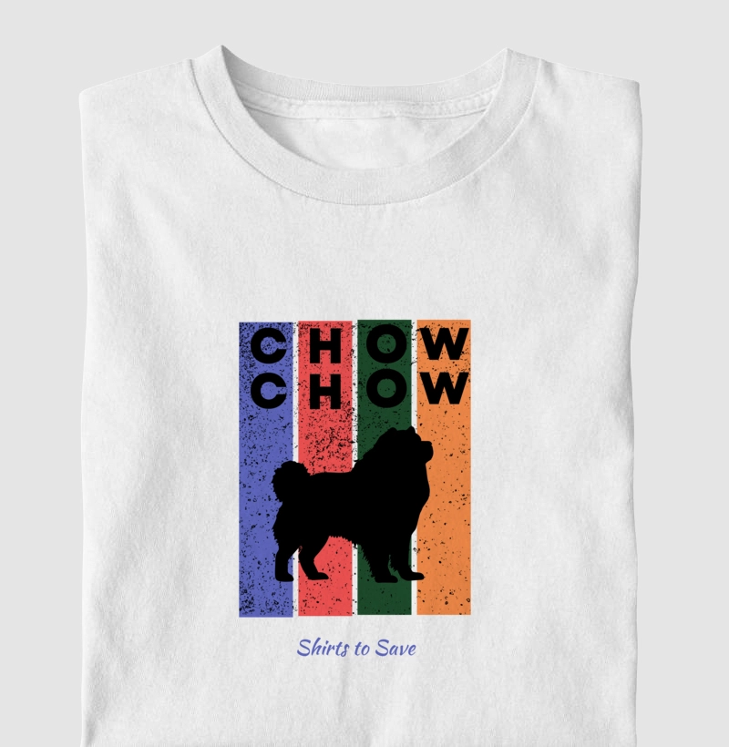 Camiseta Chow Chow Letreiro