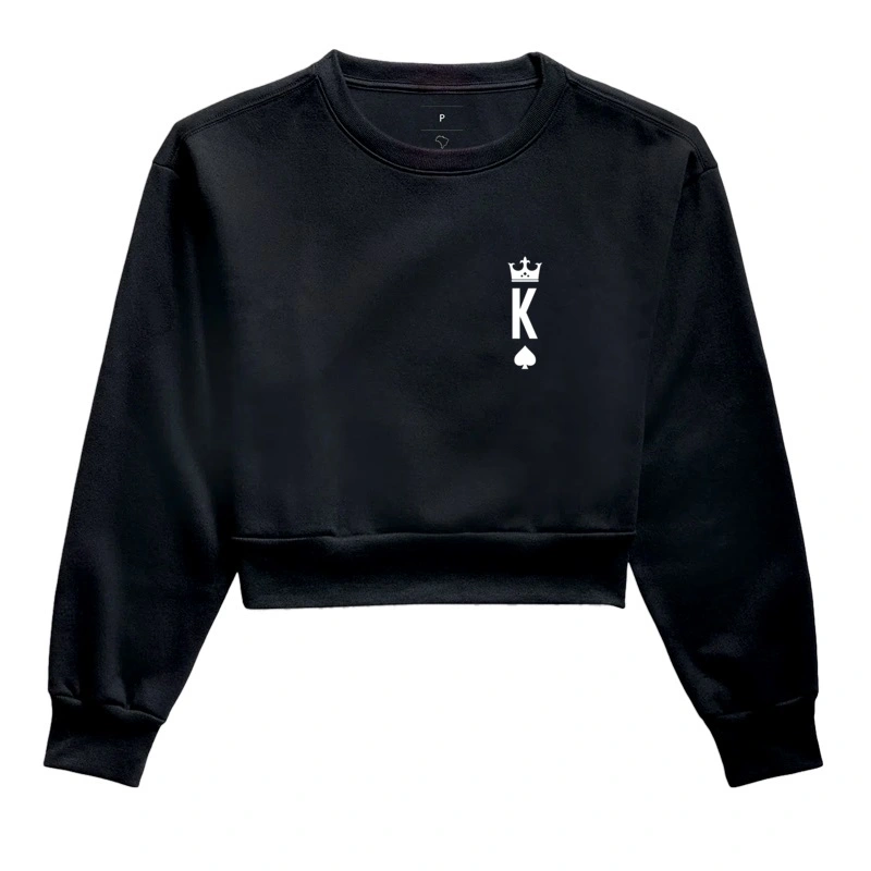 Cropped Moletom | King #001