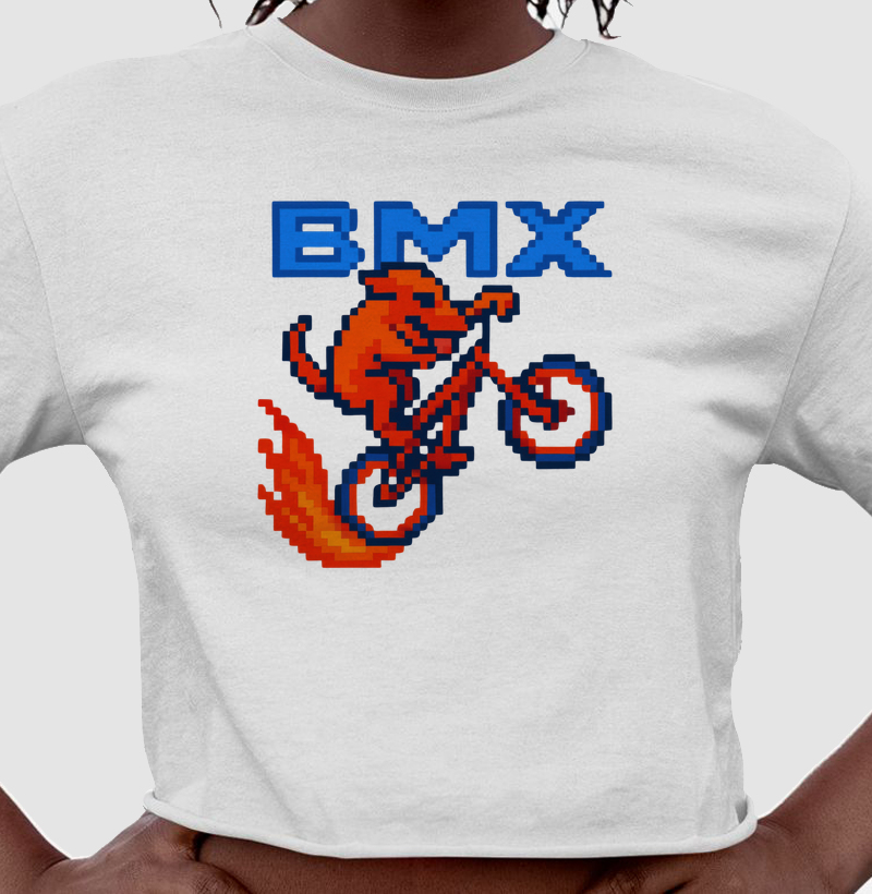 Cão BMX pixel