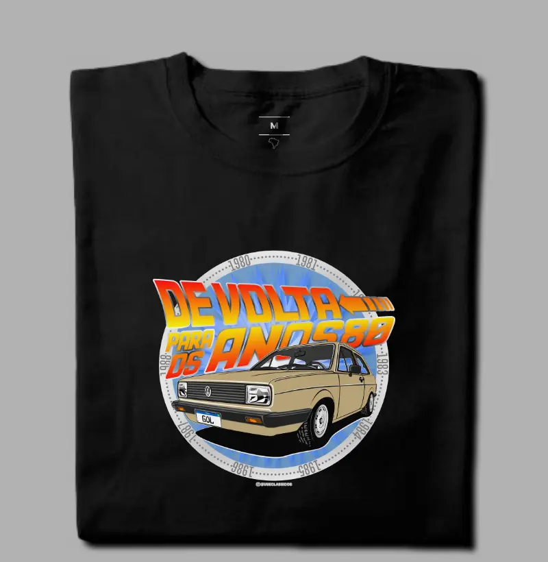 De volta para os anos 80 - Gol BX Bege