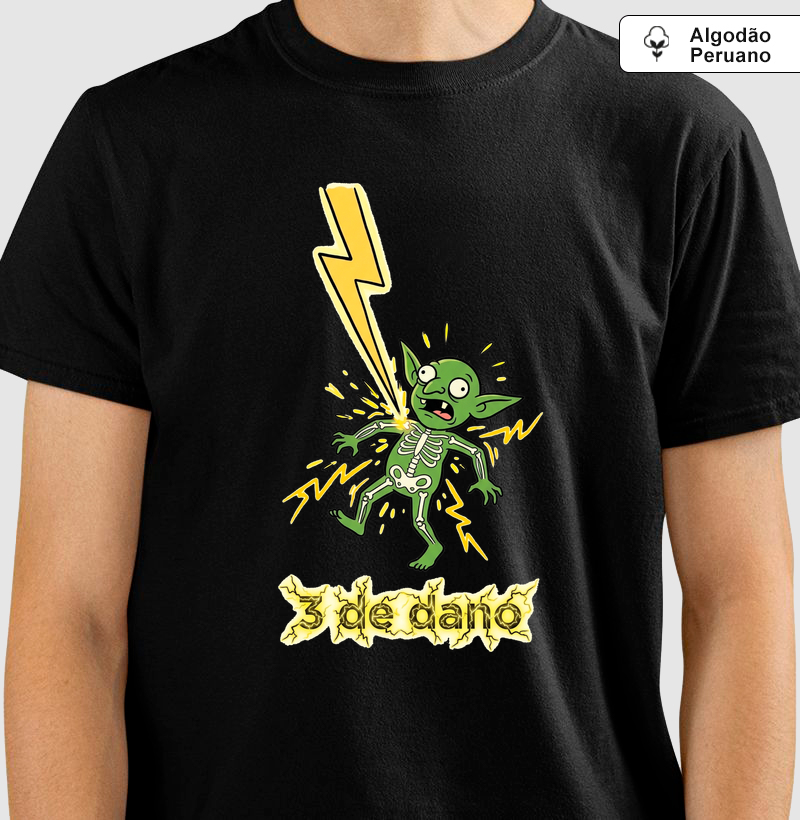 Raio - 3 de dano - algodão peruano