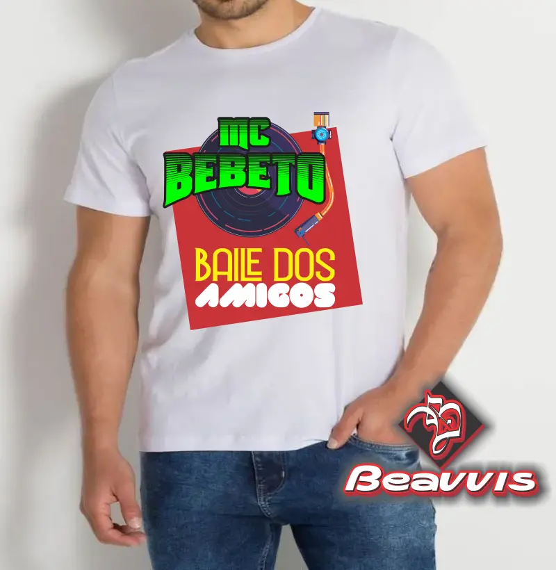 Camisa Baile dos amigos MC BEBETO 