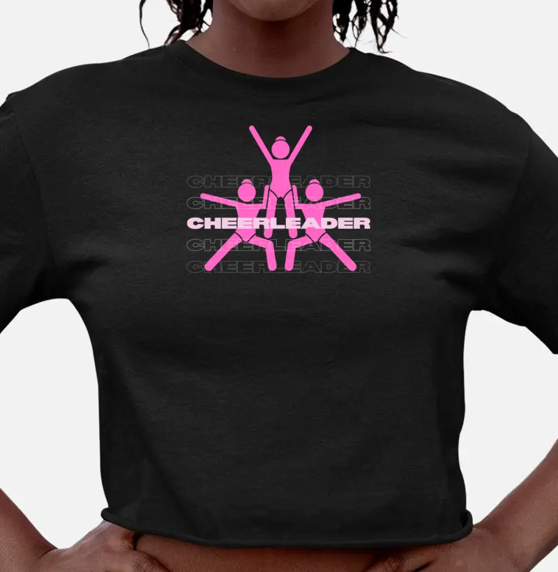 Camiseta Cropped Cheerleader - Cheers & Grace