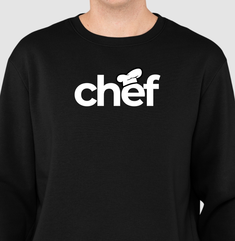 Chef: Moletom Slim - Mostre sua Paixão pela Arte Culinária com Estilo