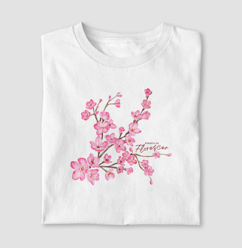 T-shirt Flor de Cerejeira