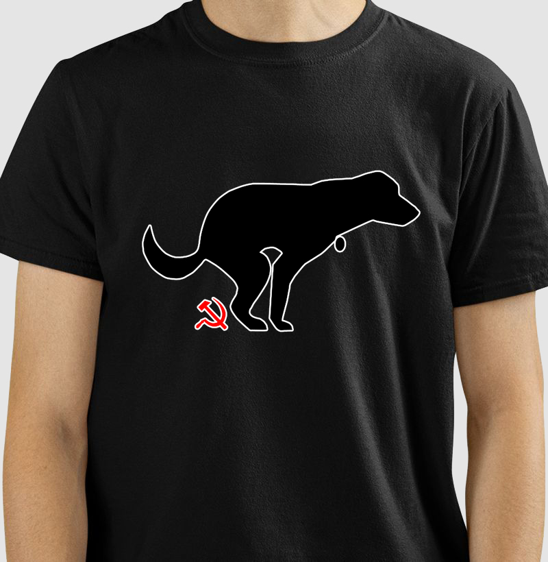 Camiseta Cachorro Anticomuna