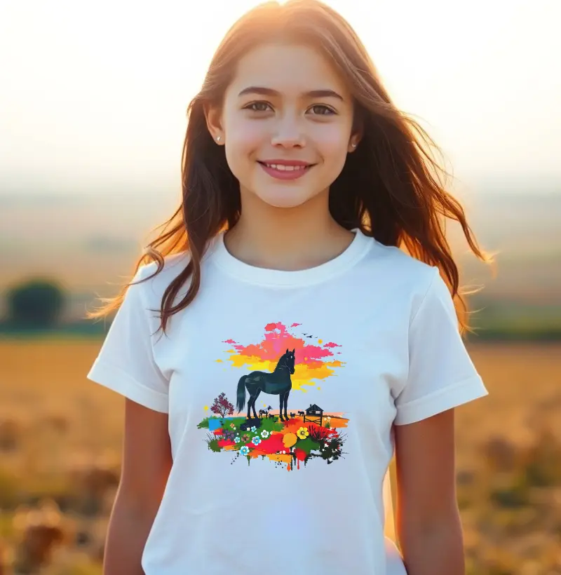 Cavalo colorido - Kids