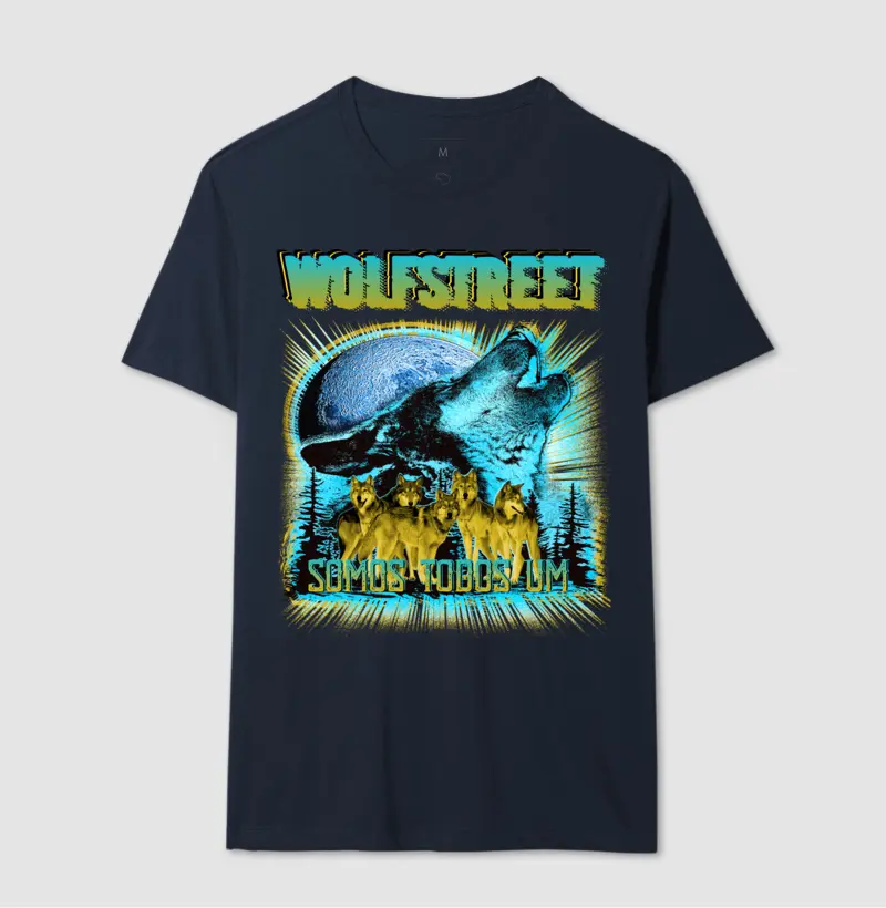 Camiseta Wolf Bootleg 100%Algodão 10