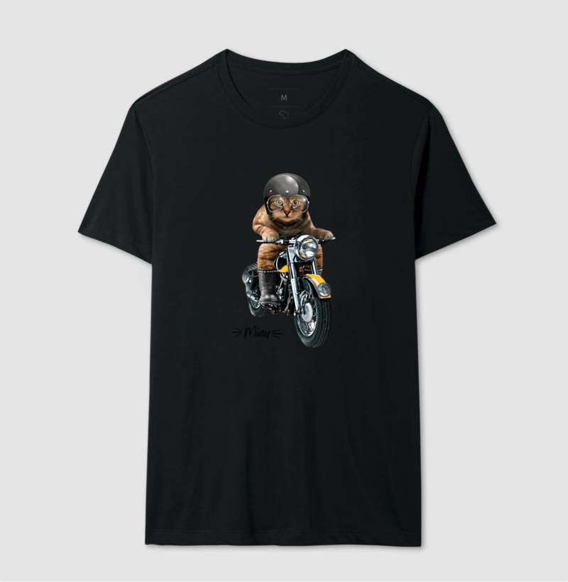 Camiseta Miau Motocat 