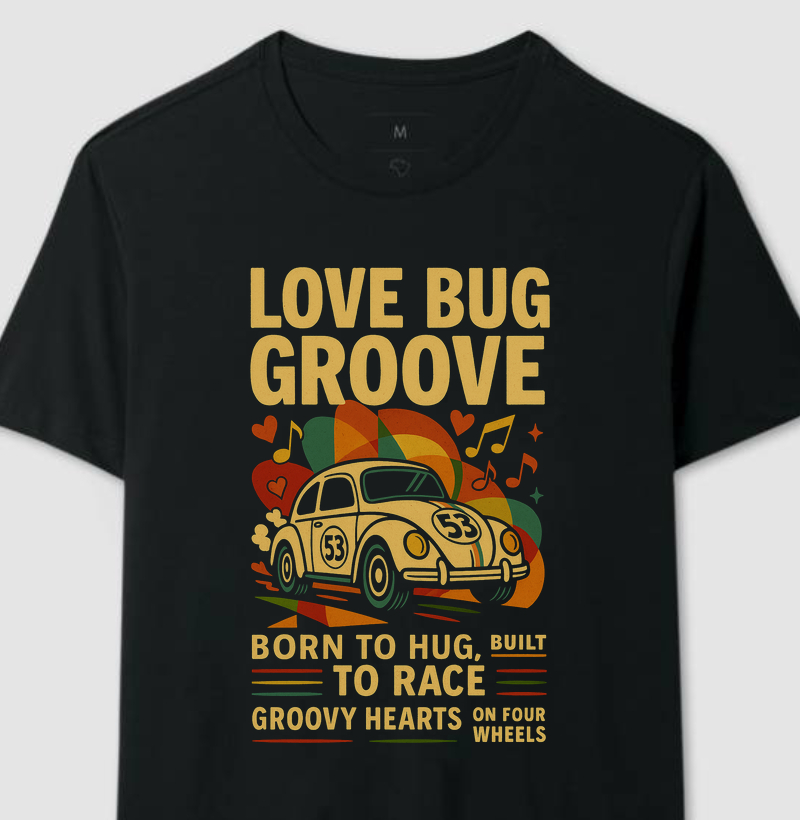 Herbie Fusca 53 Love Bug Groove Retro Series