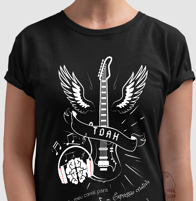 Camiseta-Tdah, meu canal