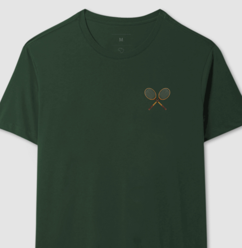 Camiseta Raquete Vintage double