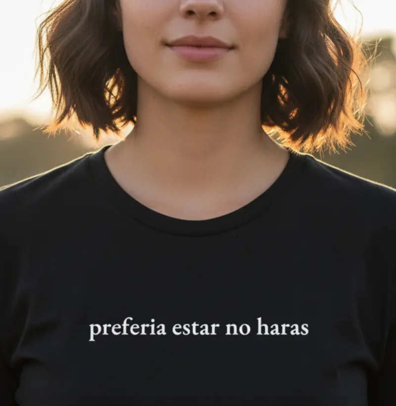 Preferia estar no Haras - Algodão 30.1 