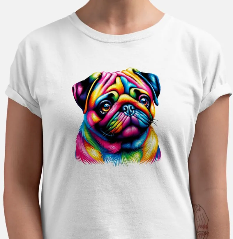 Pug - Rainbow