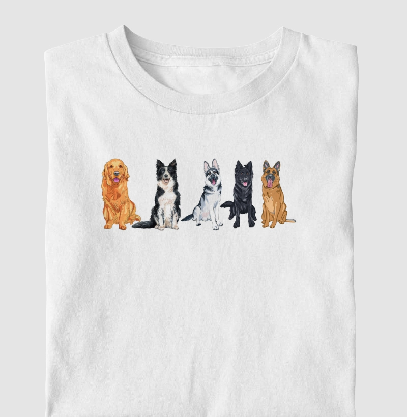 5 cães