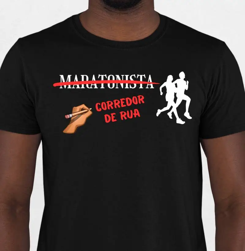 Maratonista. Corredor de rua