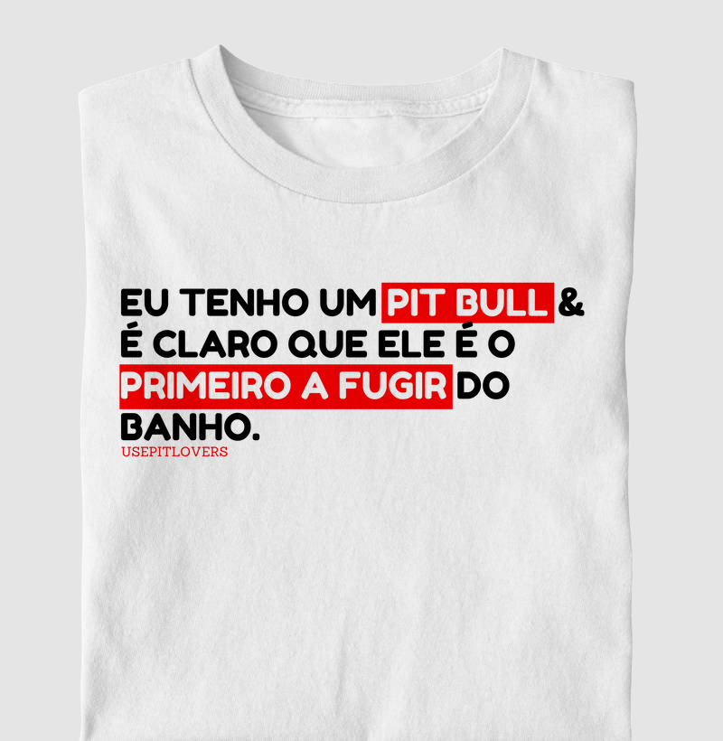 EU TENHO UM PITBULL E É CLARO QUE ELE É O PRIMEIRO A FUGIR DO BANHO.
