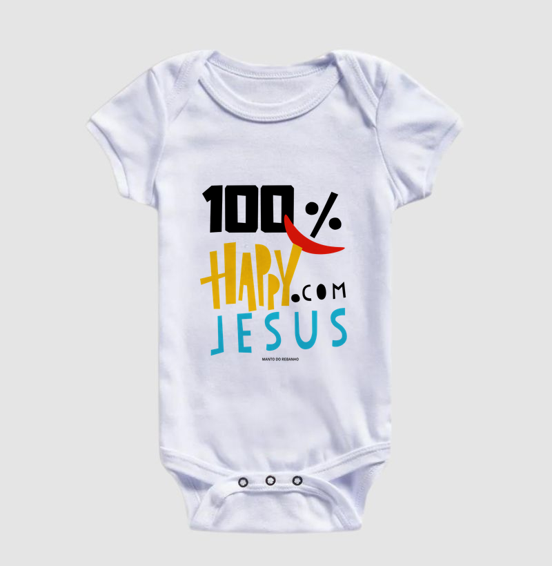 100% Happy com Jesus